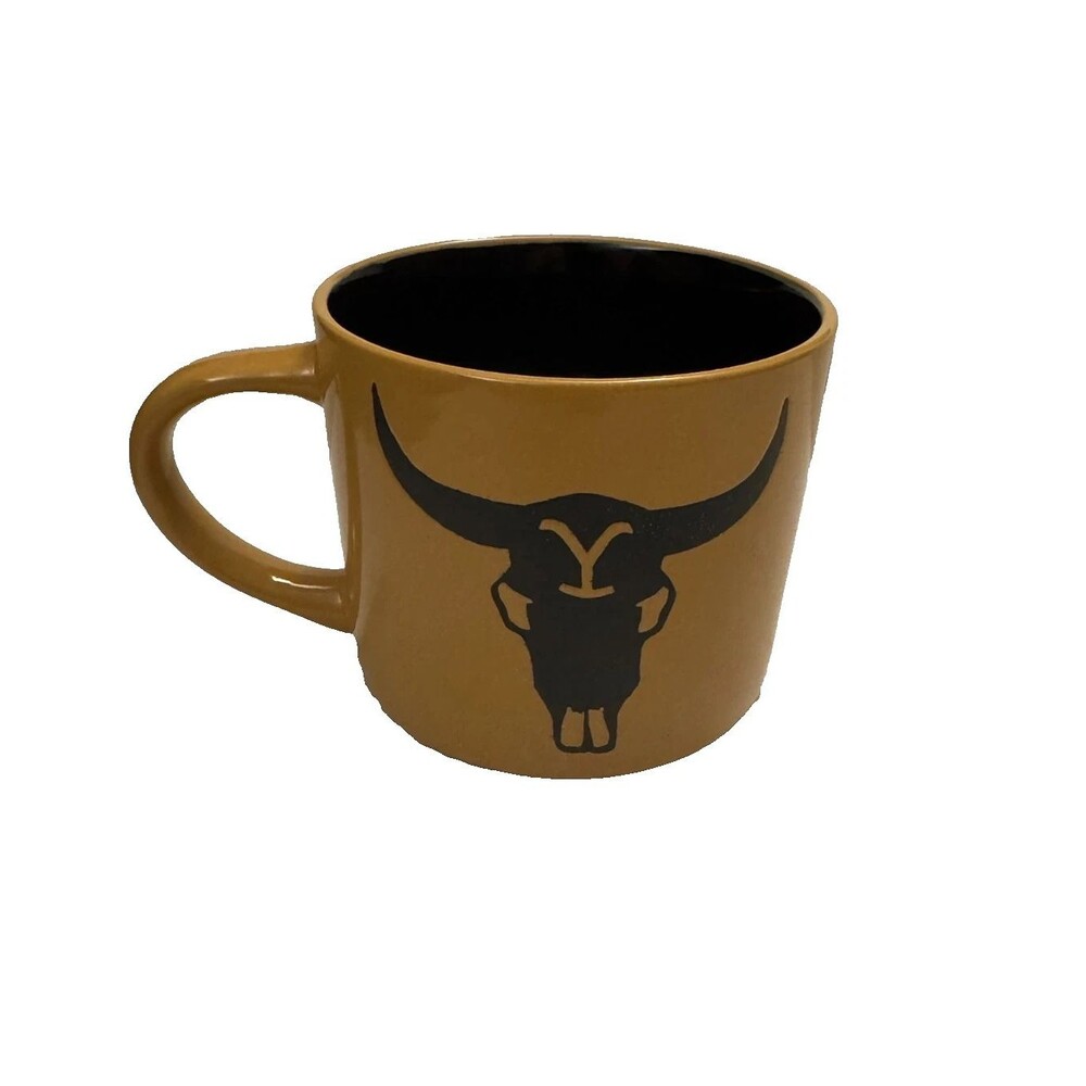 Yellowstone "Cowboy Up" Modern Yellow Coffee Mug 15oz